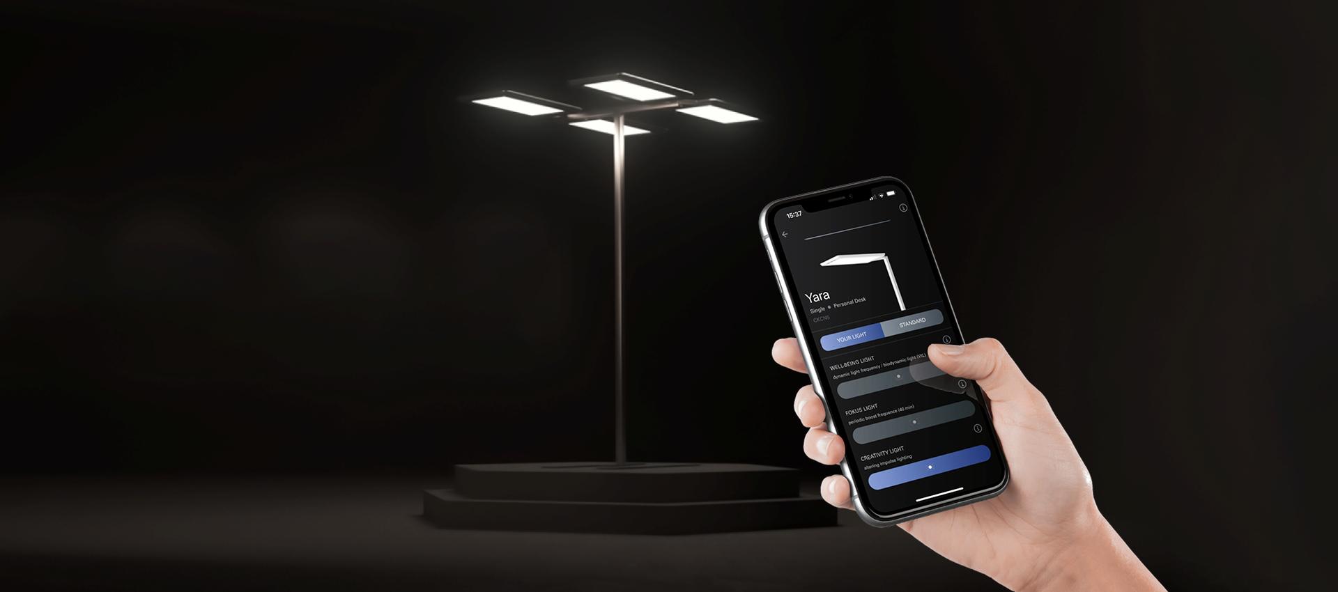 Pilotage du YARA par l'application LIGHT