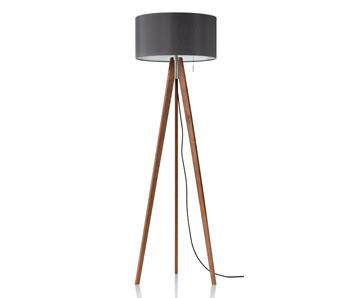 Lampadaire design VIVAA.free en bois véritable